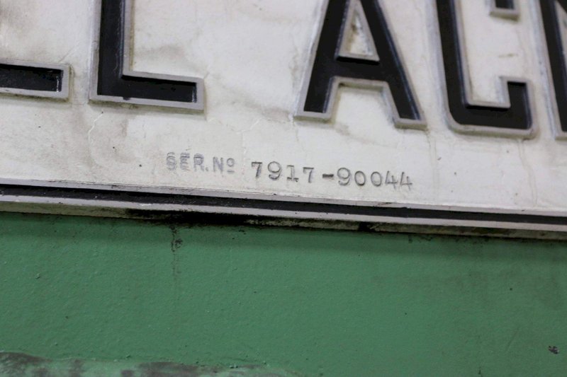 125 TON HILL ACME NO #7 HYDRAULIC PUNCH: STOCK #69485