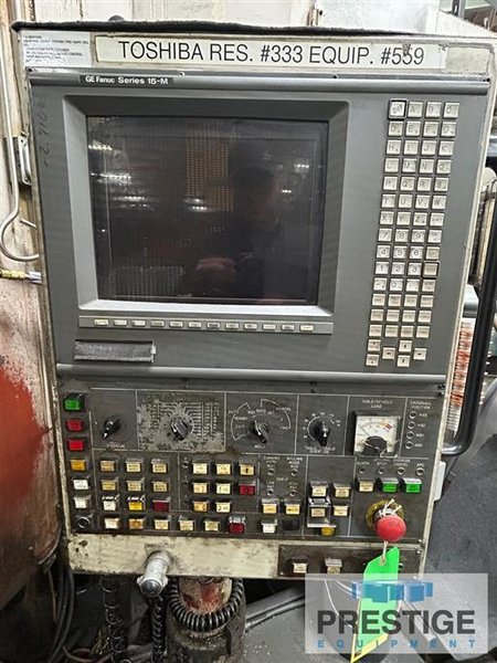 TOSHIBA TMD-16N 63&quot; CNC Vertical Boring Mill With Live Spindle, Pallet Shuttle