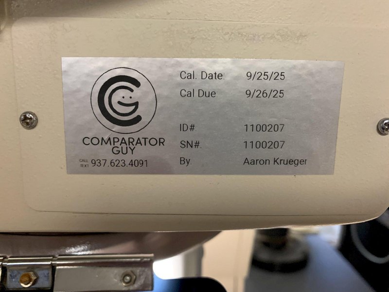 12&quot; NIKON Model V-12BD Bench Top Vertical Beam Optical Comparator, S/N 1100207.