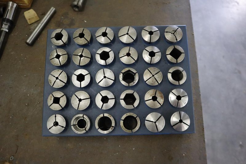 5C Collets with Metal Divider Rack- Auction Item