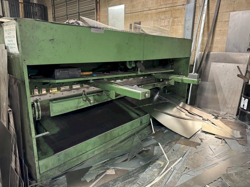 1/4″ x 10′ Atlantic 10X1/4HD Hydraulic Shear, 1984