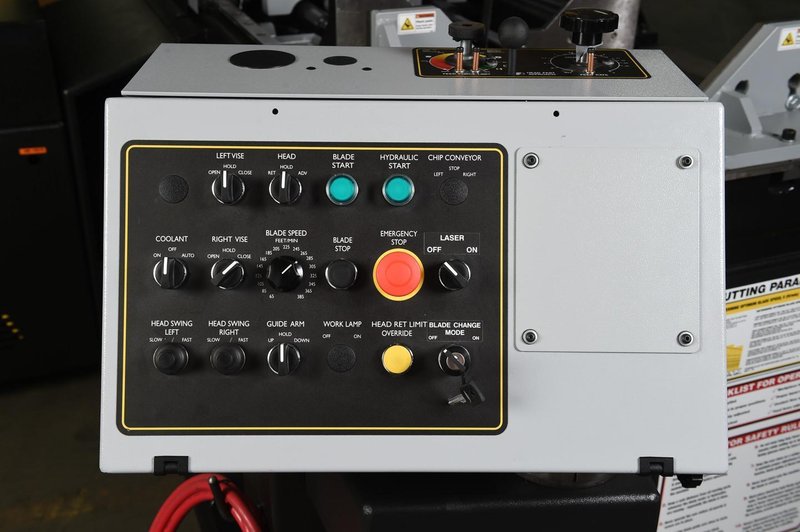 NEW - 31"H x 18"W HYD-MECH V-18 VERTICAL TILT FRAME BAND SAW