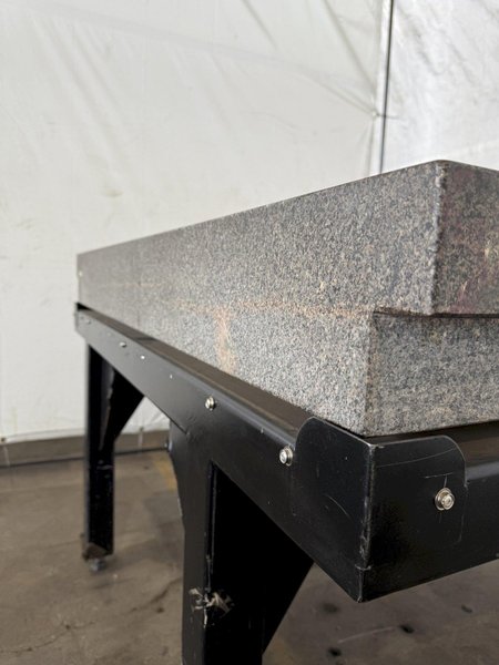 48&quot; X 60&quot; X 6&quot; GRANITE SURFACE PLATE WITH STAND. STOCK # 1120424