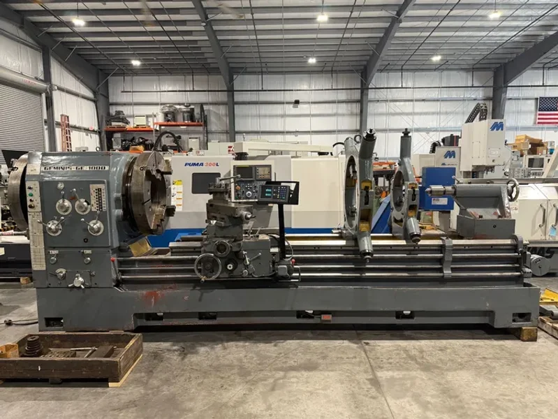 GEMINIS Republic Lagun GE-1000 39”/48” x 120”cc Hollow Spindle Lathe 20”...