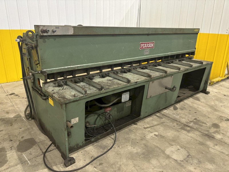 10' X 10 GAUGE PEARSON MODEL #1018ATX HYDRAULIC POWER SHEAR: STOCK #20974