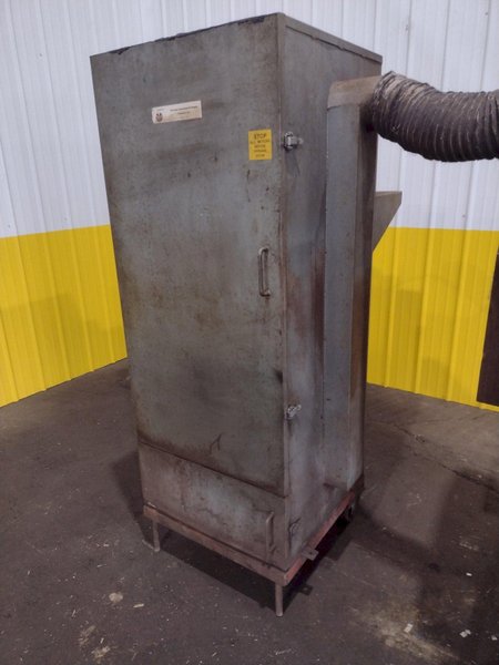 11.4 CU FT A-E-S MODEL #STEELABRATOR B-150 SHOT BLAST BARRELL TUMBLER MACHINE: STOCK #19315