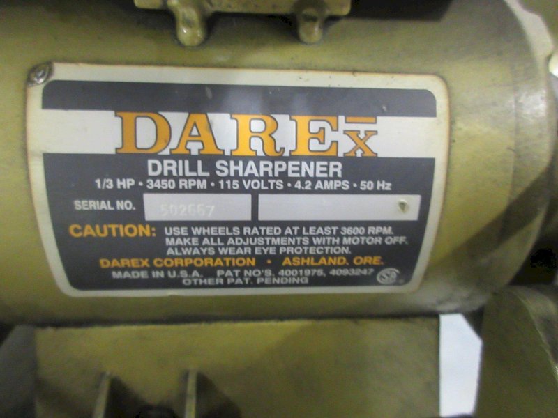 Darex Drill Sharpener, 1/16"-3/4"- Auction Item