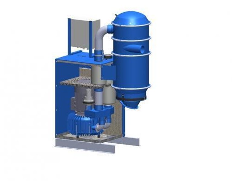 15 HP DUSTCONTROL MODEL #DC-11 &amp; RAF-1600 DUST COLLECTOR SYSTEM: STOCK #17160