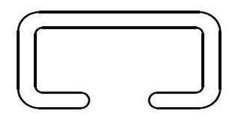 1.5&quot; X 1&quot; C-CHANNEL TRACK DESIGNED ROLLFORMER TOOLING: STOCK #16402