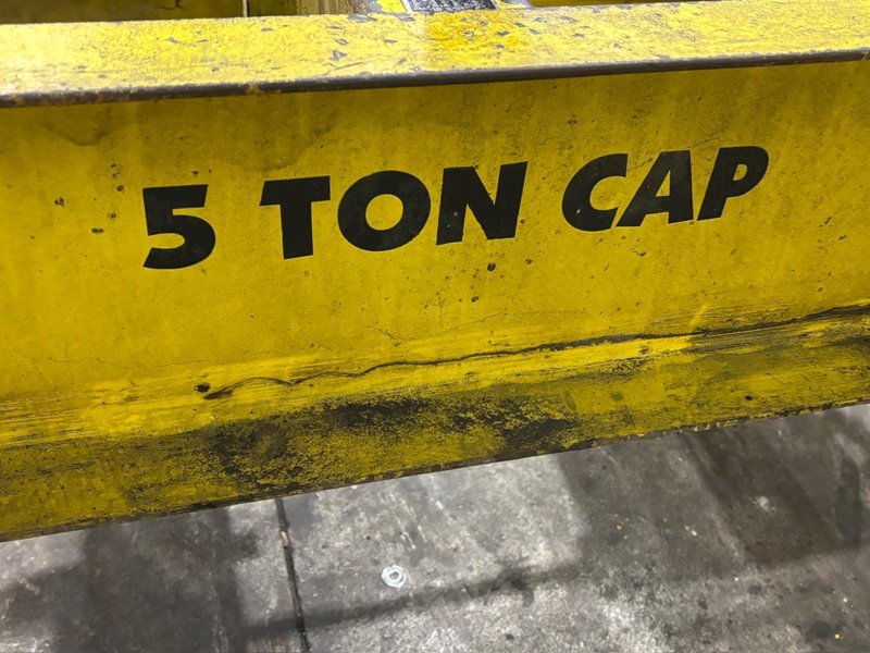 10,000 LBS x 24&quot; TO 80&quot; WIDE CALDWELL MODEL MODEL #TSL-10-72-24-16 CRANE SHEET LIFTER 2005: YOBRO #24529