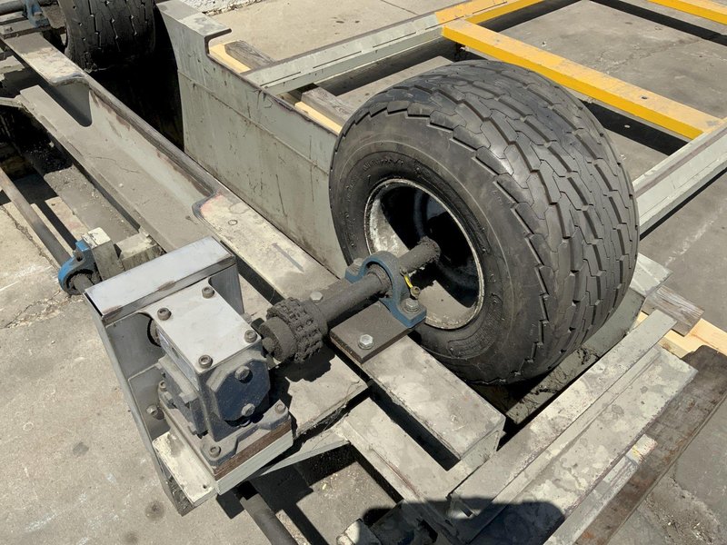 5000 LB CUSTOM MADE TANK TURNING ROLLS SET: STOCK #81222