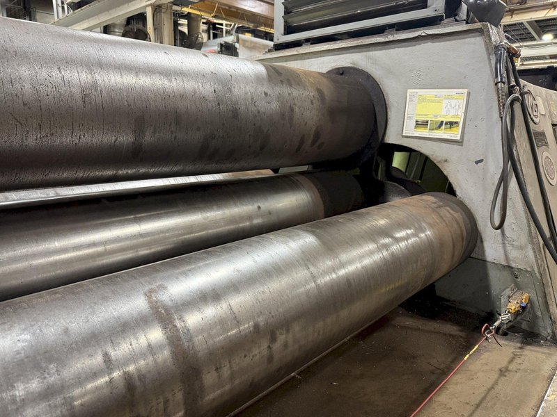 1.5" X 10' MG MODEL #EH-430/40 4-ROLL HYDRAULIC PLATE BENDING ROLL: STOCK #23768