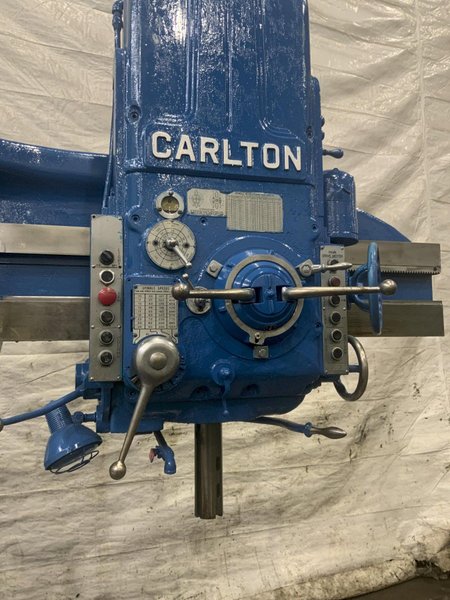 4' X 13" CARLTON RADIAL ARM DRILL: STOCK #80736