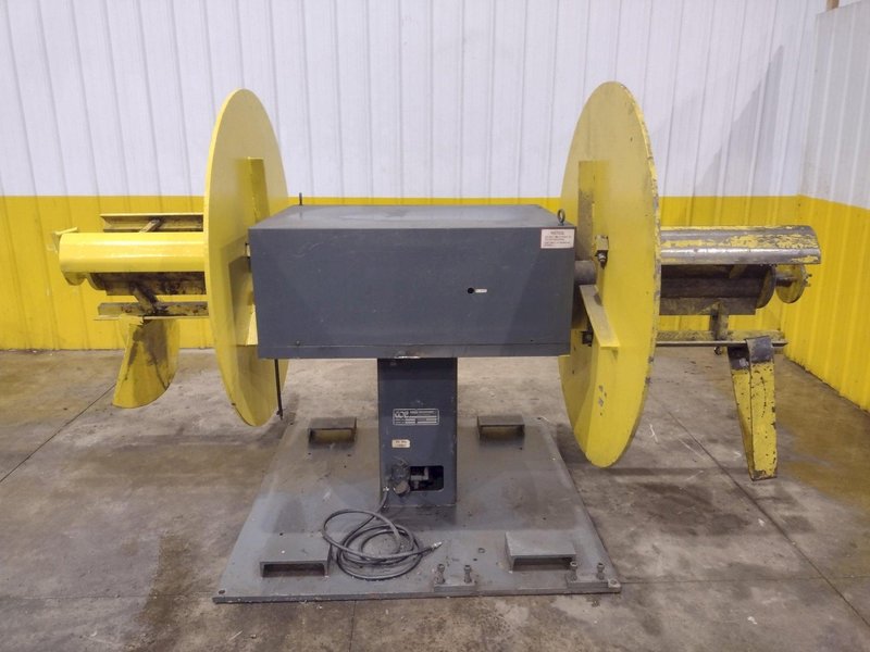 8,000 LBS X 24" COE MODEL #CPR-DE DOUBLE END PULL OFF COIL REEL UNCOILER: YOBRO #24985