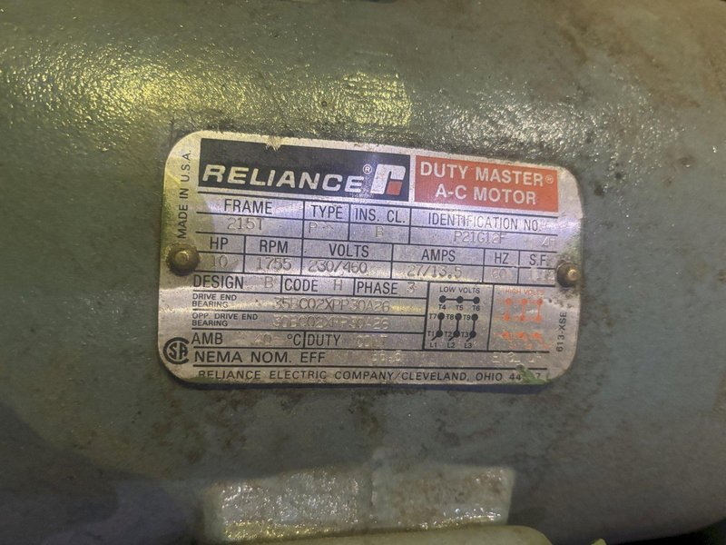 60 TON BRIDGEPORT MANELY H-FRAME HYDRAULIC POWERED SHOP PRESS: STOCK #23116