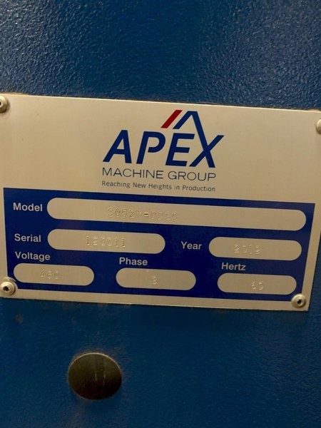 52&quot; X 2 BELT APEX MODEL #3052M-DDSS BELT GRINDER FINISHING MACHINE, NEW 2012: STOCK 14139