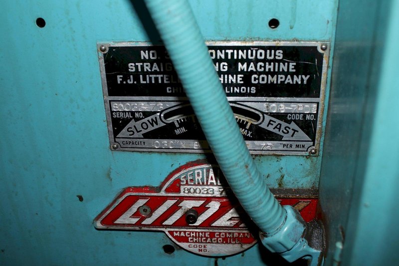 8&quot; X 031&quot; LITTELL MODEL #308 STRAIGHTENER: STOCK #75361