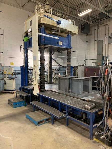 100 TON DAKE MODEL 918-527 HYDRAULIC SPOTTING PRESS. STOCK # 1261122