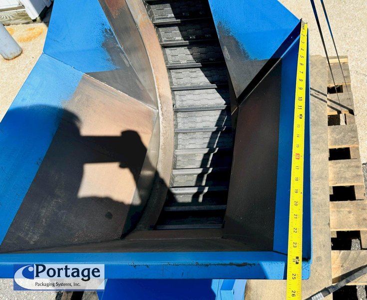 Goessling 90° Up / Elevating / Z Conveyor  |  Screw / Bolt / Material Conveyor