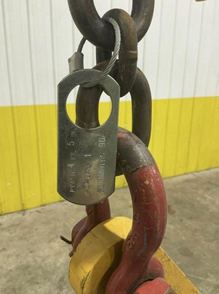10 TON #NACL-10-48 HARRINGTON KITO NARROW ARM COIL LIFT PICKER. STOCK # 0435326