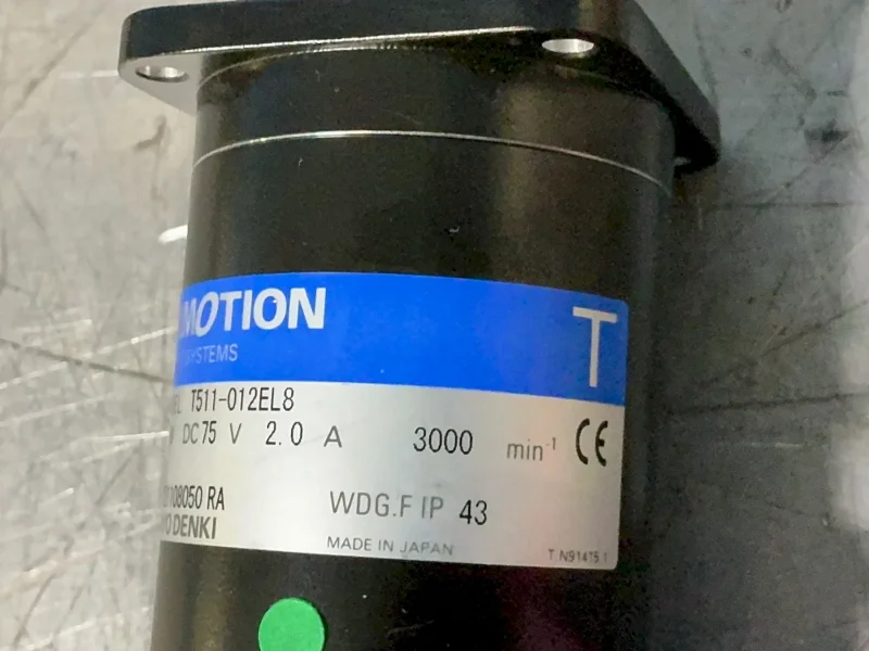 SANYO DEKKI 110 WATTS DC SERVO MOTOR   -  T511-012EL8