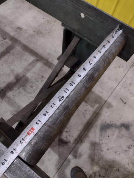 180&quot; LONG X 19&quot; WIDE X 39&quot; ROLLER CONVEYOR: STOCK #21841