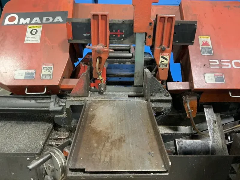 AMADA 10”X12” HORIZONTAL BAND SAW  -  HA-250W