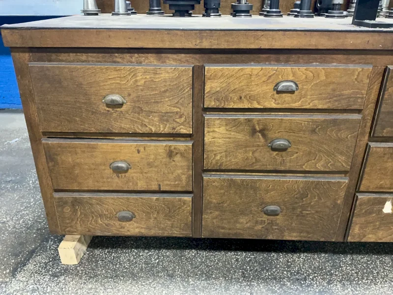 25” X 96” WORK BENCH W/ TOOLING
