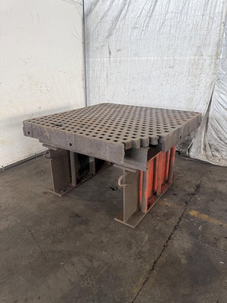 60" X 60" X 36" ACORN WELDING TABLE W/ STAND. STOCK # 0544326