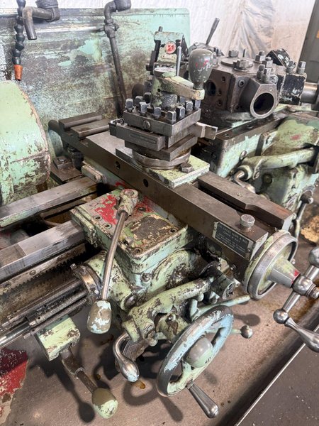 WARNER &amp; SWASEY NO.3 TURRET LATHE WITH TAPER ATTACHMENT. STOCK # 0874326