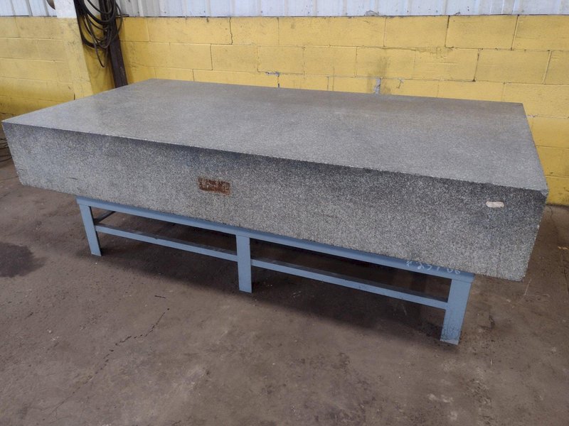 8&#039; X 4&#039; X 14&quot; CHALLENGE PRECISION LAYOUT INSPECTION GRANITE TABLE: STOCK #23786