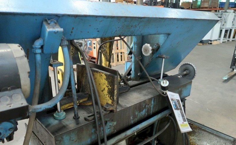 15" X 17" WF WELLS MODEL #F-15 TWIN POST HORIZONTAL BANDSAW: STOCK #21090