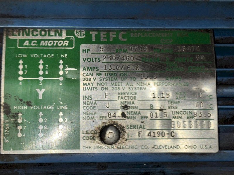 2&quot; WALLACE MODEL #1002 PROGRAMMABLE HYDRAULIC PIPE &amp; TUBE BENDER: STOCK #23183