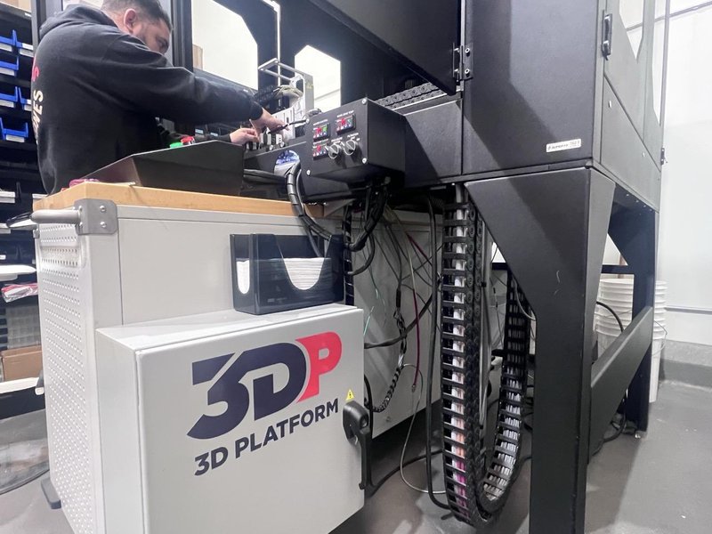 3D Platform 3DP1000 3D Printer, 2019 – Extruders Need Replaced