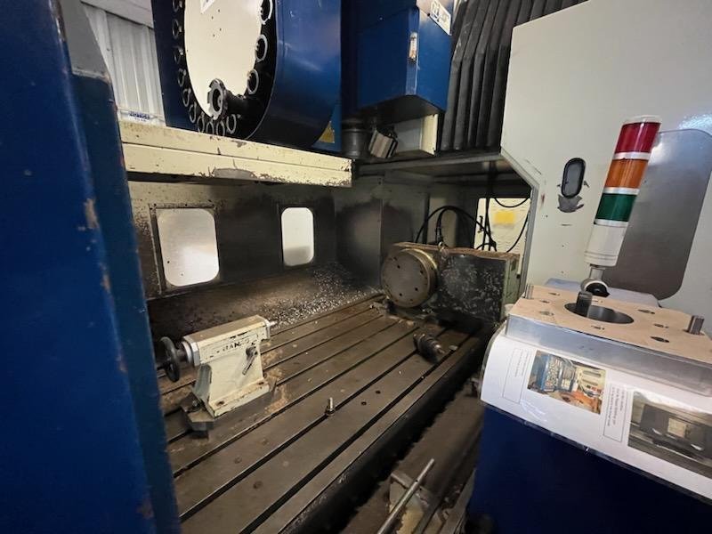 Johnford DMC 1500H Bridge Mill, 2001 – 4th Axis, 1000 psi TSC, Rotary Table Low Hours