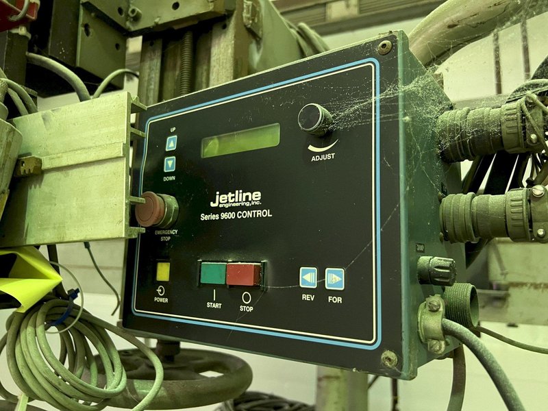 20&#039; RANSOME RAIL MOUNTED WELDING MANIPULATOR WITH LINCOLN WELDERS: STOCK #17950