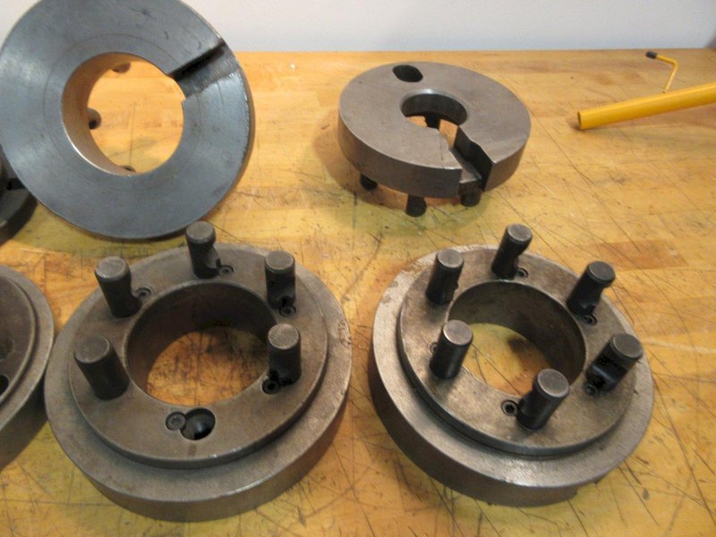 Lathe Drive Plates D1-6 (5) &amp; D1-5 (1)- Auction Item