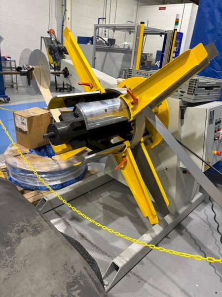 88 TON AIDA MODEL #DSF-N1-800 GAP FRAM PRESS 6.3” STROKE &amp; PA SERVO COIL FEED LINE: YOBRO #25102