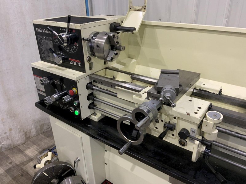 13" X 40" JET MODEL GHB1340A GAP BED ENGINE LATHE: STOCK #80790