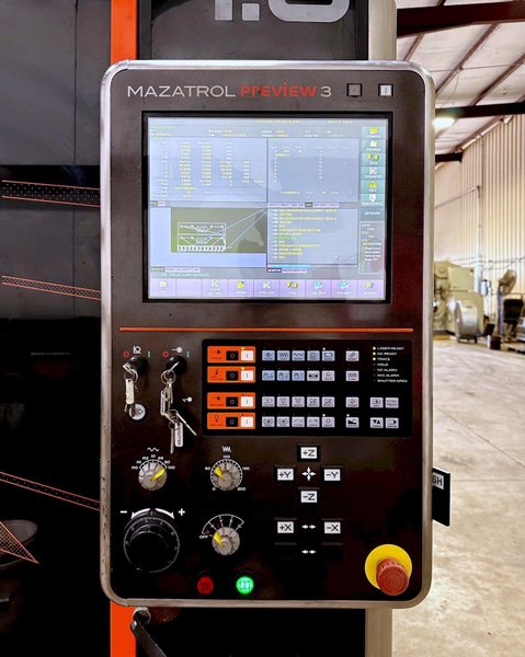 4000 Watt Mazak Optiplex 4020 Fiber ll Fiber Laser, 6&#039; x 12&#039; Table,