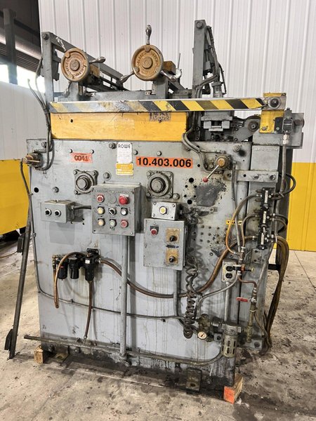 40” X .110” ROWE MODEL #C3-40 POWERED COIL STRIP STRAIGHTENER: STOCK #21623