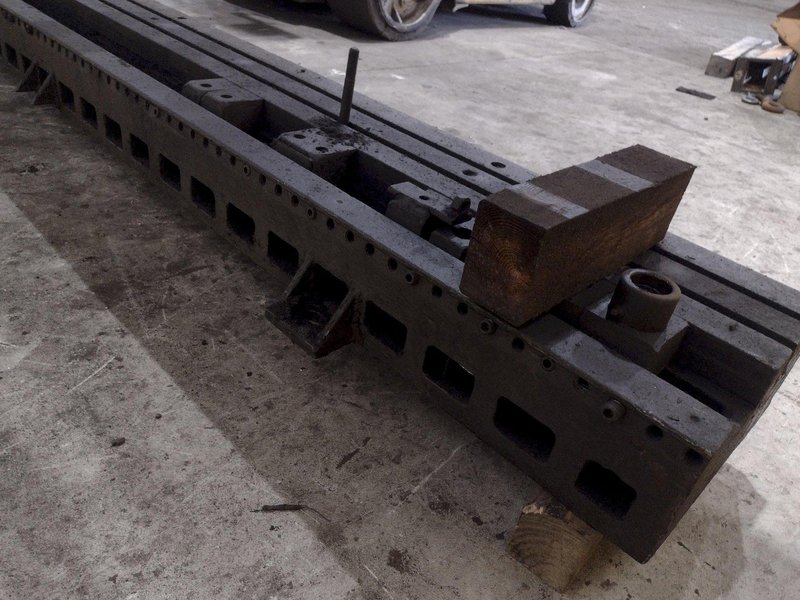 18&#039; LONG T-SLOTTED RAIL DIE PLATE: STOCK #24011
