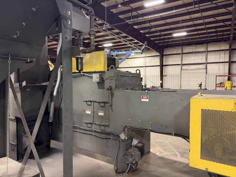 PANGBORN ES-1845 SCREW TYPE AXILE/SHAFT 25 HP SHOT BLAST MACHINE. STOCK # 0223926