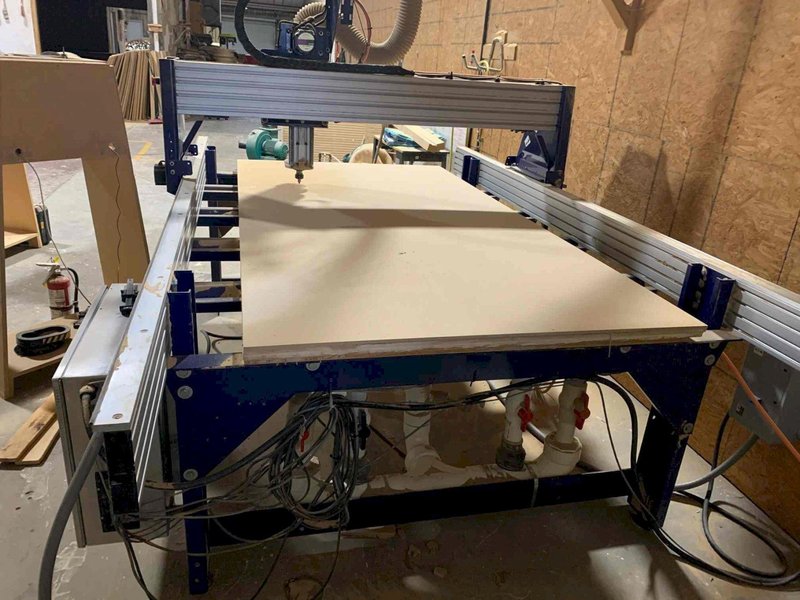 4’x8′ ShopBot PRT ALPHA CNC Router, 2011- Dust Collector