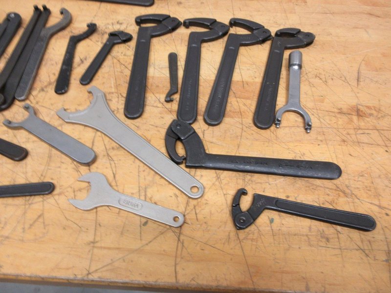 Tool Holder Wrenches, Adjustable/Rigid Spanner, Collet Nut- Auction Item