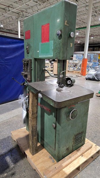 POWERMATIC MODEL 87 VERTICAL BANDSAW 20″ BLADE 1.5 HP USED