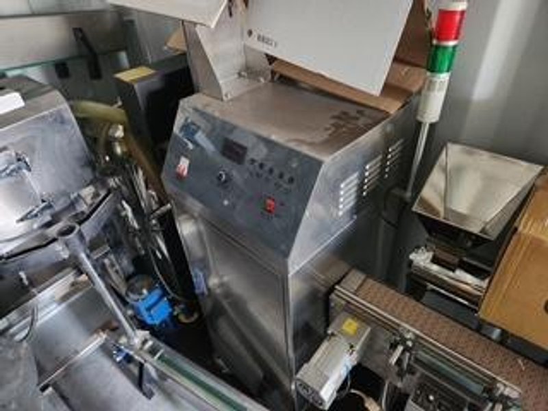 APM-USA Encapsulation Line, 2020 – Filler, Counter, Capper, Labeler, Sleeve Shrink, Sealer, Conveyors