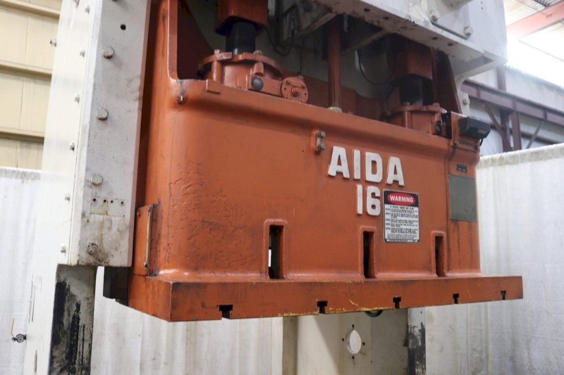 AIDA MODEL C2-16 GAP FRAME PRESS, 165 TON