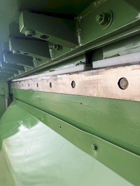 52" X 16 GA FAMCO P-152 MECHANICAL SHEAR. STOCK # 0114826