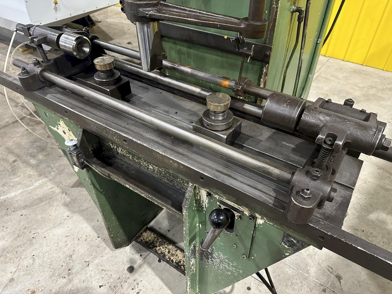 12 TON GREENERD MODEL #HCS-12-8 HYDRAULIC C-FRAME STRAIGHTENING PRESS: STOCK #20683